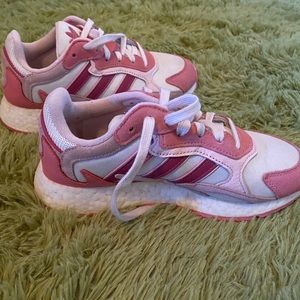 pink adidas sneakers